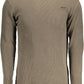 Green Cotton Men Shirt