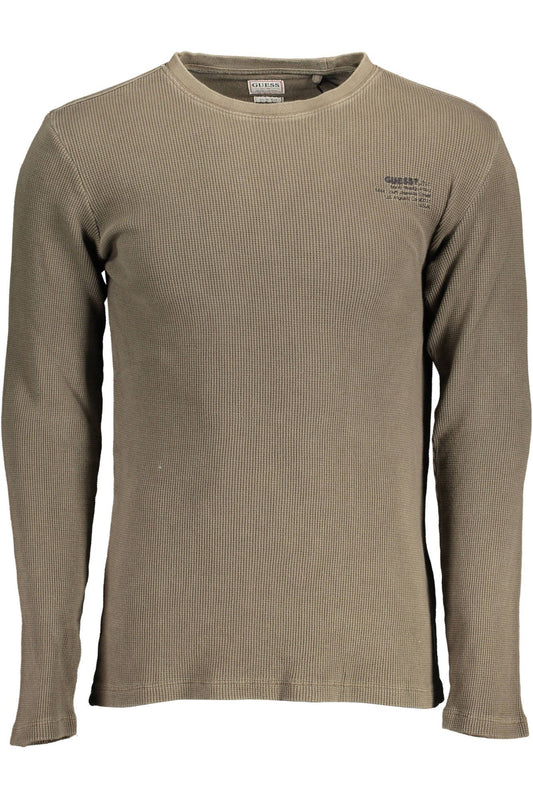 Green Cotton Men Shirt