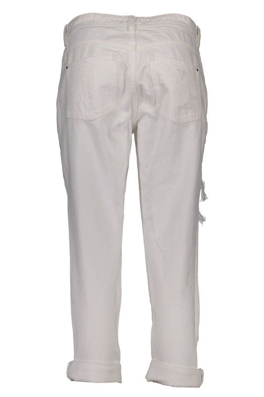 White Cotton Women Jean