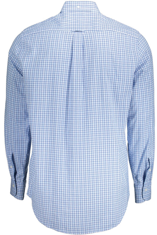 Light Blue Cotton Men Shirt
