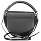 Black Polyurethane Women Handbag