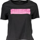 Black Cotton Women T-Shirt