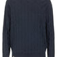 Black Cotton Men Sweater