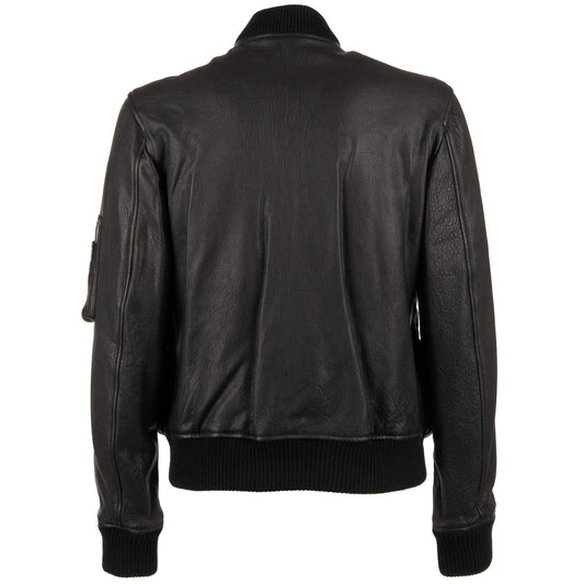 Black Lambskin Men Jacket