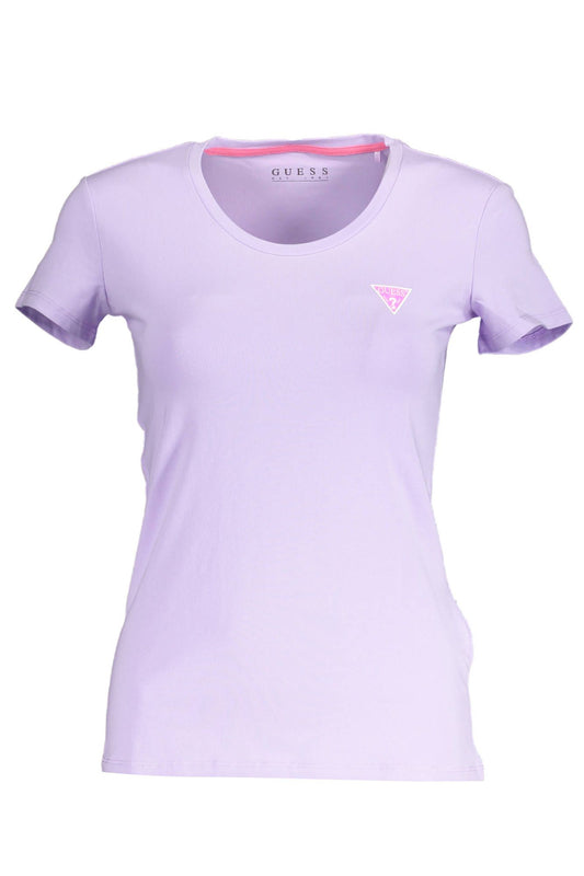 Purple Cotton Women T-Shirt