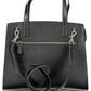 Black Polyethylene Women Handbag
