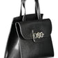 Black Polyethylene Women Handbag