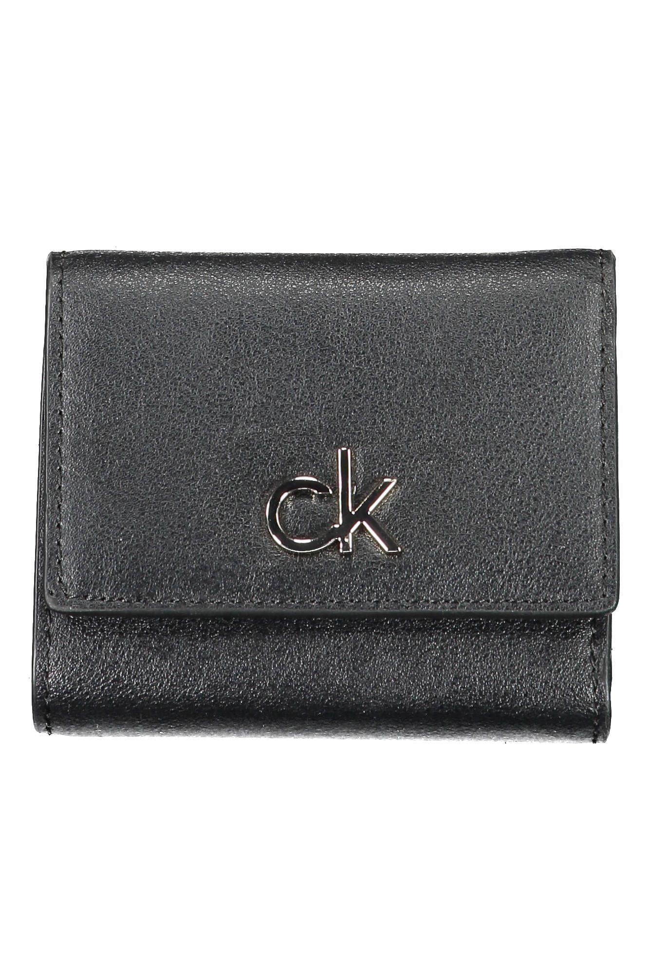 Black Polyester Women Wallet