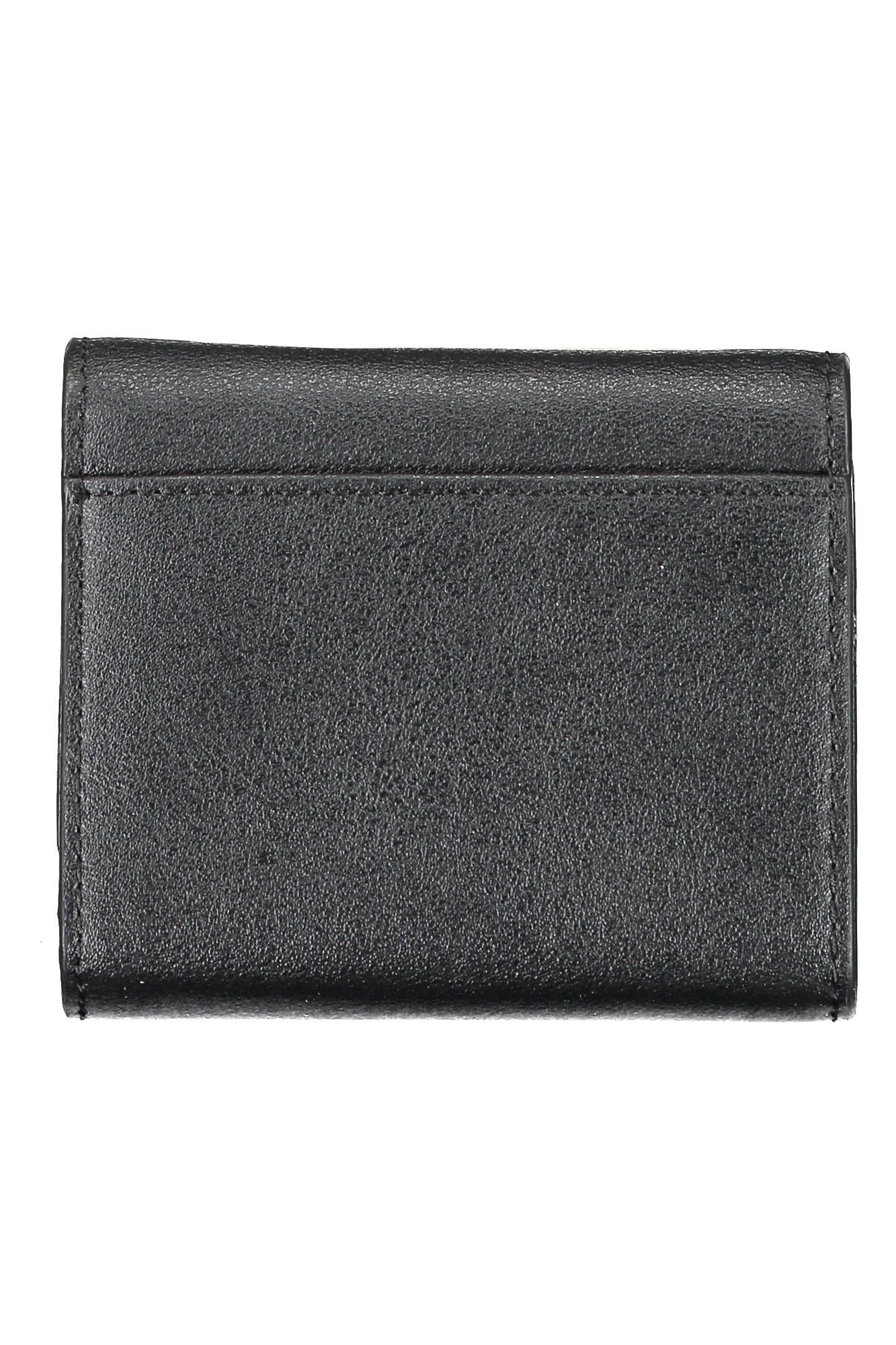 Black Polyester Women Wallet