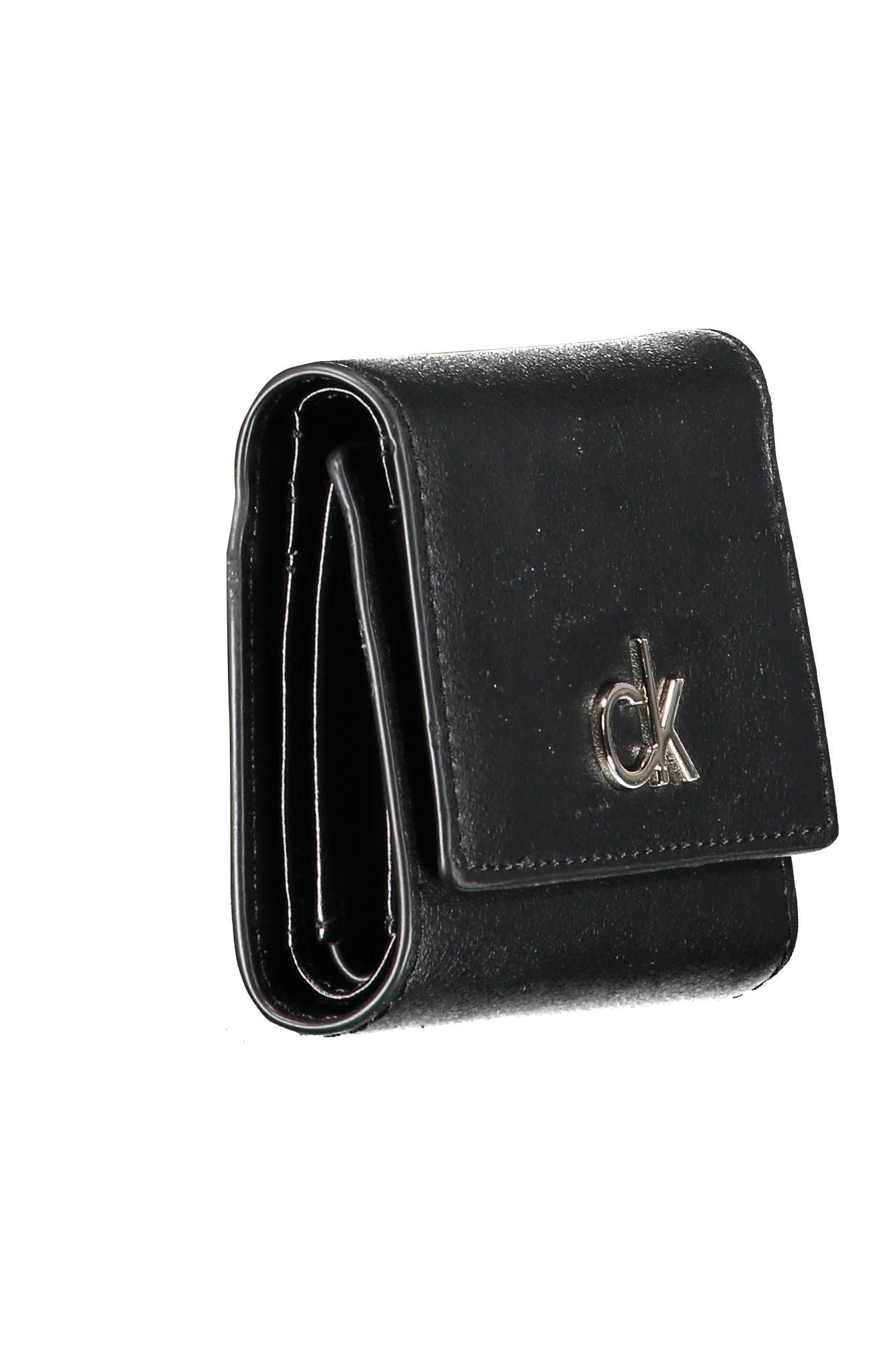 Black Polyester Women Wallet