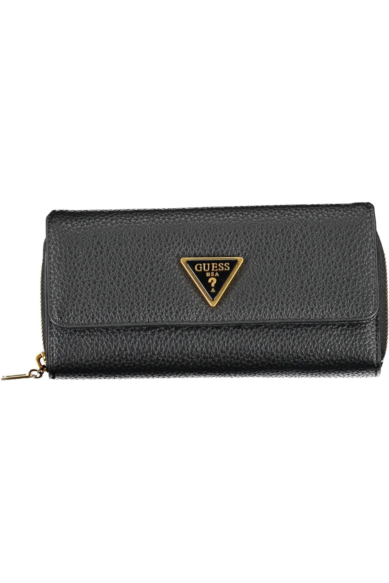 Black Polyurethane Women Wallet