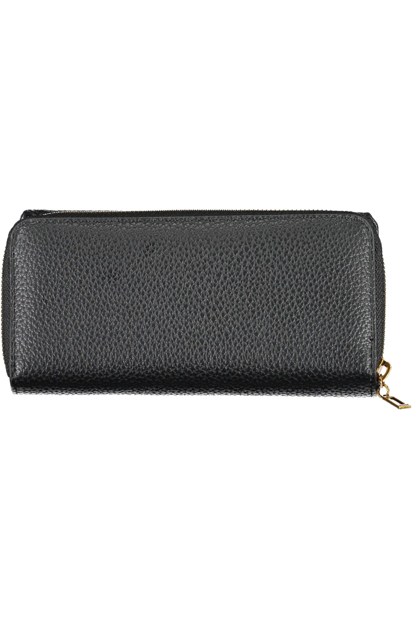 Black Polyurethane Women Wallet