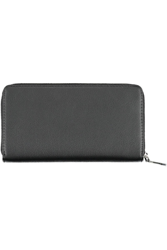 Black Polyurethane Women Wallet