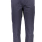 Blue Cotton Men Sports Trouser