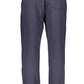 Blue Cotton Men Sports Trouser