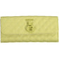 Yellow Polyurethane Women Wallet