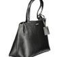 Black Polyester Women Handbag