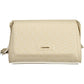 Beige Polyester Women Handbag