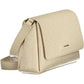 Beige Polyester Women Handbag