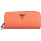Red Polyurethane Women Wallet