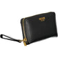 Black Polyurethane Women Wallet
