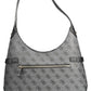 Black Polyurethane Women Handbag