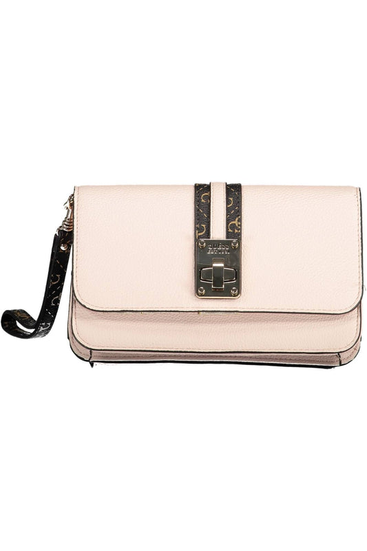 Pink Polyurethane Women Wallet