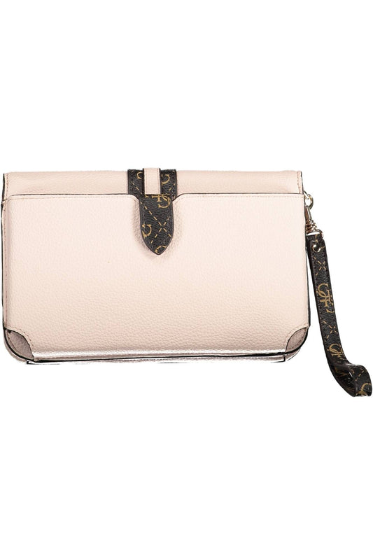 Pink Polyurethane Women Wallet