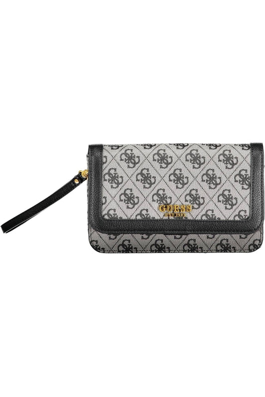 Black Polyurethane Women Wallet