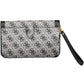 Black Polyurethane Women Wallet