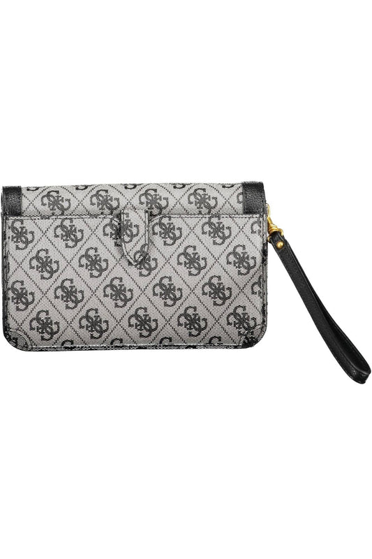 Black Polyurethane Women Wallet