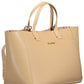 Pink Polyurethane Women Handbag