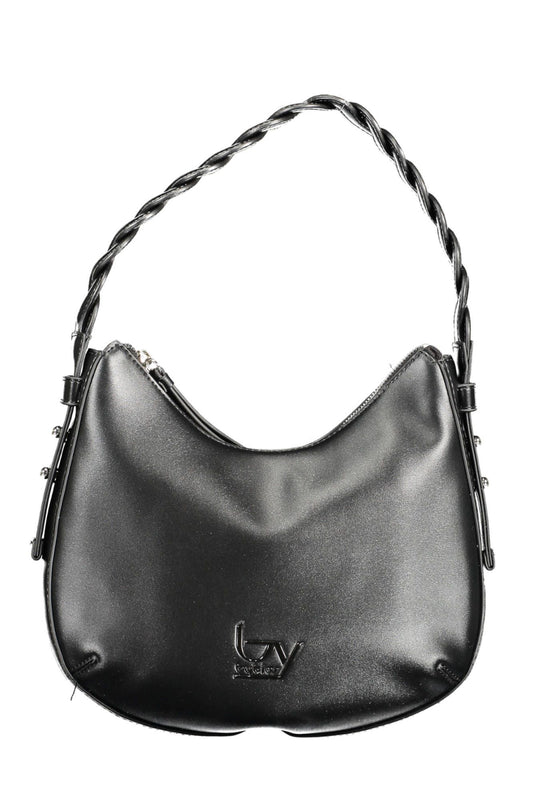Black PVC Women Handbag