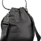 Black Polyester Women Handbag