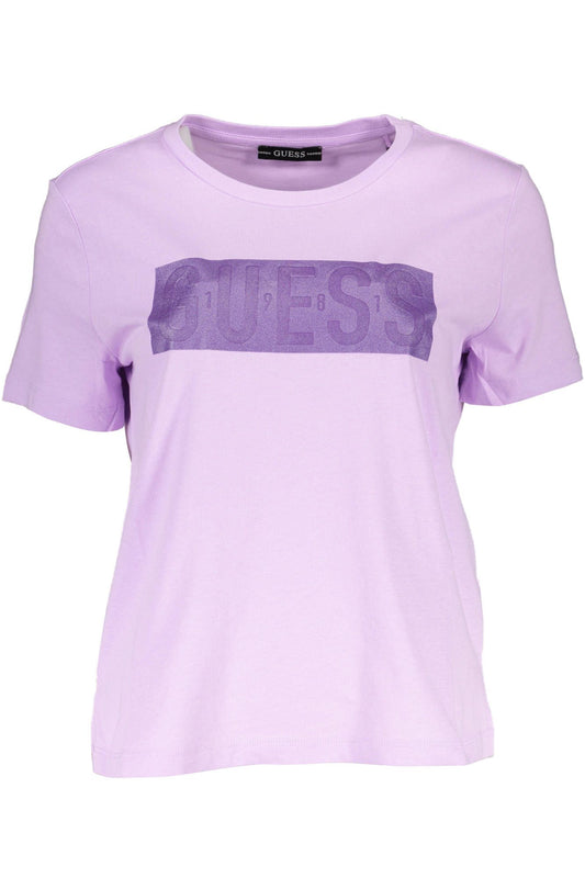 Purple Cotton Women TShirt