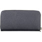 Blue Polyurethane Women Wallet