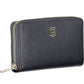 Blue Polyurethane Women Wallet