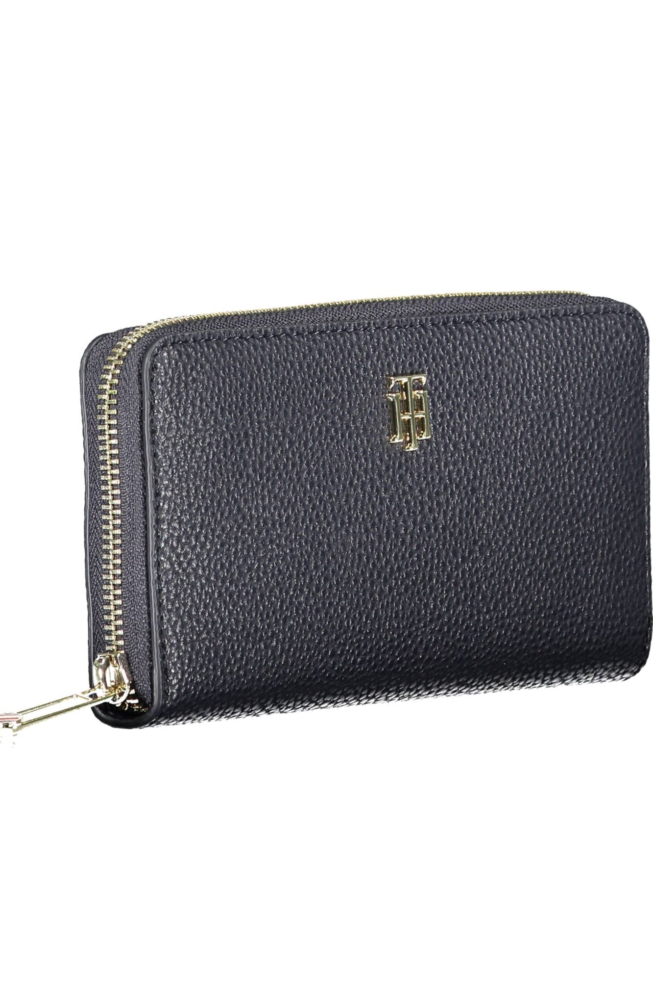 Blue Polyurethane Women Wallet
