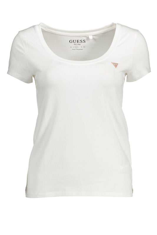 Chic Guess White Organic Cotton Tee