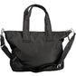 Black Polyester Women Handbag