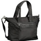 Black Polyester Women Handbag