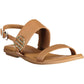 Brown Leather Women Sandal