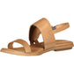 Brown Leather Women Sandal