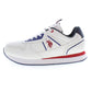 White Polyester Men Sneaker