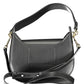Black Polyurethane Women Handbag