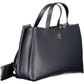 Blue Polyester Women Handbag