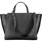 Black Polyester Women Handbag
