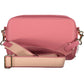 Pink Polyurethane Women Handbag