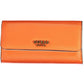 Orange Polyurethane Women Wallet