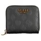 Black Polyurethane Women Wallet